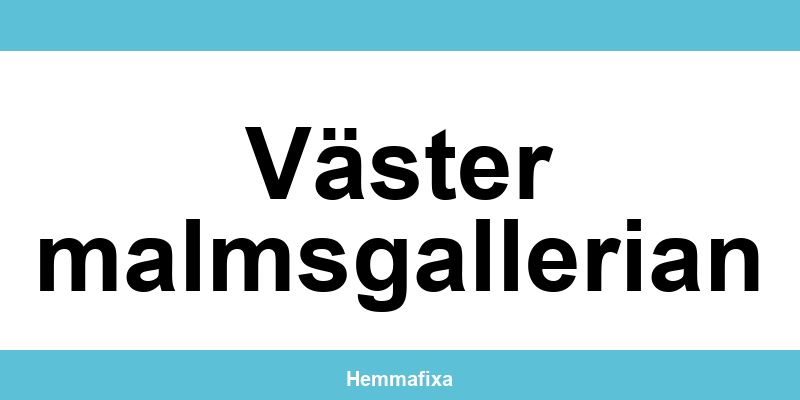 Kontakt till Clas Ohlson-butiker i Väster malmsgallerian