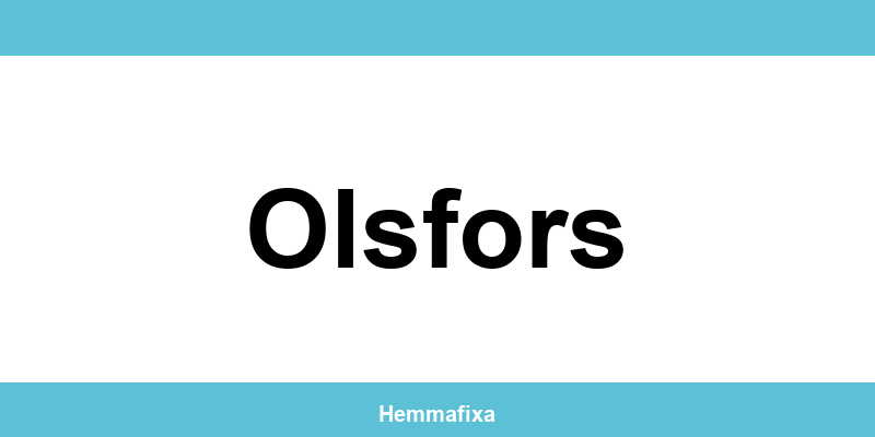 Kontakt till Clas Ohlson-butiker i Olsfors