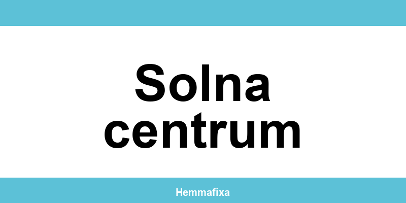 Kontakt till Clas Ohlson-butiker i Solna centrum